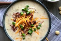 Creamy Instant Pot Loaded Potato Soup