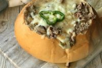 Loaded Philly Cheesesteak Soup