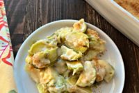 Cheesy Brussels Bake