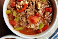 Deconstructed Stuffed Pepper Soup