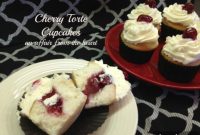 Torte-Style Cherry Cupcakes