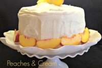 Creamy Peach Spice Cake