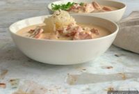 Hearty Instant Pot Beer Cheese Soup with Kielbasa and Sauerkraut