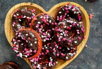 Decadent Baked Chocolate Covered Strawberry Donuts