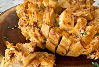 Melted Cheese Bacon Tear Apart Bread