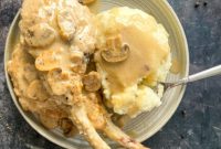 Mushroom Gravy Pork Chops