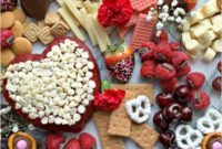 Sweetheart Red Velvet Heart Dessert Board