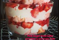Heavenly Pink Strawberry Trifle