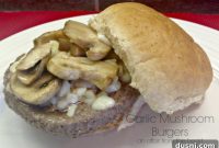 Gourmet Garlic Mushroom Burgers