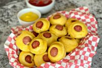 Corn Dog Muffin Bites