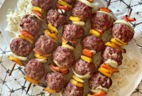 Sizzling Brat & Krautball Skewers