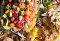 Tropical Fiesta Chicken Nachos