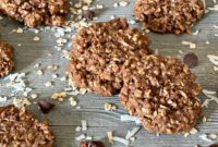 Chewy Chocolate Coconut Oat Cookies