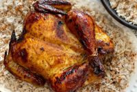 Jamaican Jerk Glazed Chicken, Sweet Coconut Rice