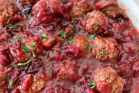 Dorothy Cranberry Meatballs