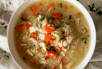 Comforting Instant Pot Chicken & Rice Soup