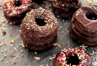 Unexpected Baked Chocolate Kraut Donuts