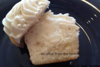 Decadent White Chocolate Truffle Heart Cupcakes