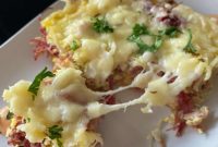 Reuben Crescent Breakfast Bake