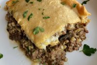 Hearty Swiss Mushroom Runza Bake