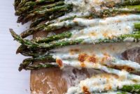 Roasted Cheesy Garlic Asparagus