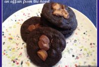 Rich Chocolate Peanut Butter Bliss Cookies