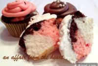 Classic Neapolitan Swirl Cupcakes