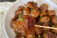 Sweet and Sticky Asian Meatballs