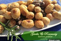Rustic Garlic Rosemary Heirloom Potatoes