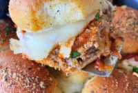Hearty Italian Meatloaf Sliders