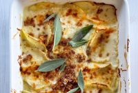 Golden Cheesy Potato Bake