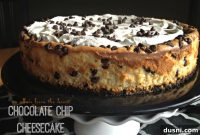 Velvet Chocolate Chip Cheesecake