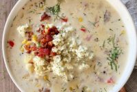 Creamy Sweet Corn & Cheddar Chowder