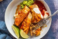 Quick & Easy Ground Beef Enchiladas