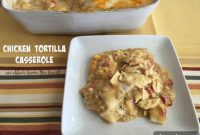 Cheesy Chicken Tortilla Bake