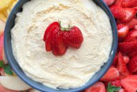 Effortless Light Vanilla Almond Fruit Dip