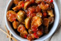 Crispy Sweet and Sour Brussels Sprouts