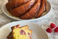 Sunshine Lemon Raspberry Bundt Cake