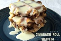 Waffled Cinnamon Roll Delight