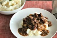Tender Beef Tips in Rich Gravy