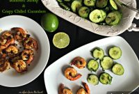Blackened Shrimp and Cool Cucumber