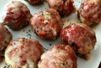 Cheesy Pizza Meatloaf Bites