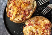 Reuben Loaded Baked Potatoes