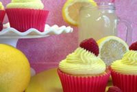 Zesty Lemon Cupcakes with Raspberry Burst