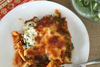 Cheesy Chicken Spinach Pasta Casserole