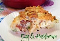 Egg and Hash Brown Breakfast Pie