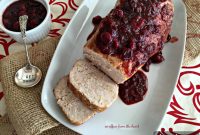 Balsamic Cranberry Glazed Pork Loin