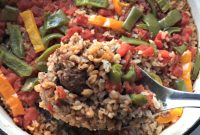 Hearty Stuffed Pepper Bake