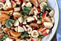 Vibrant Winter Fruit Medley with Zesty Lemon Drizzle