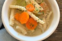 Comforting Turkey Noodle Broth